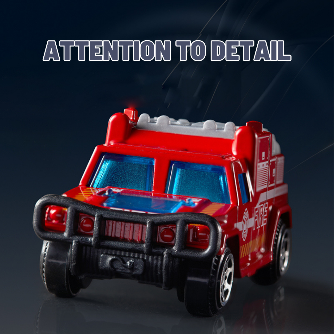 Alloy City Vehicles Collection - 10pcs