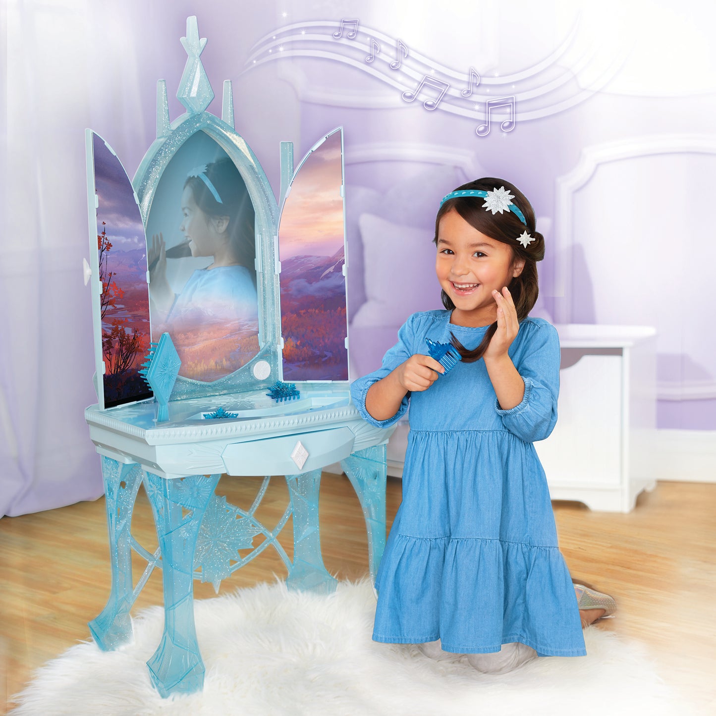 Frozen 2 Elsa Enchanted Ice Vanity