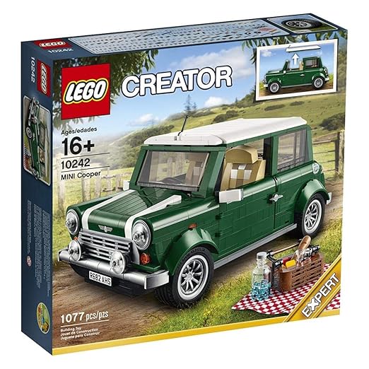 LEGO Creator Expert 10242 Mini Cooper Building Kit,Green, 1077 Pcs