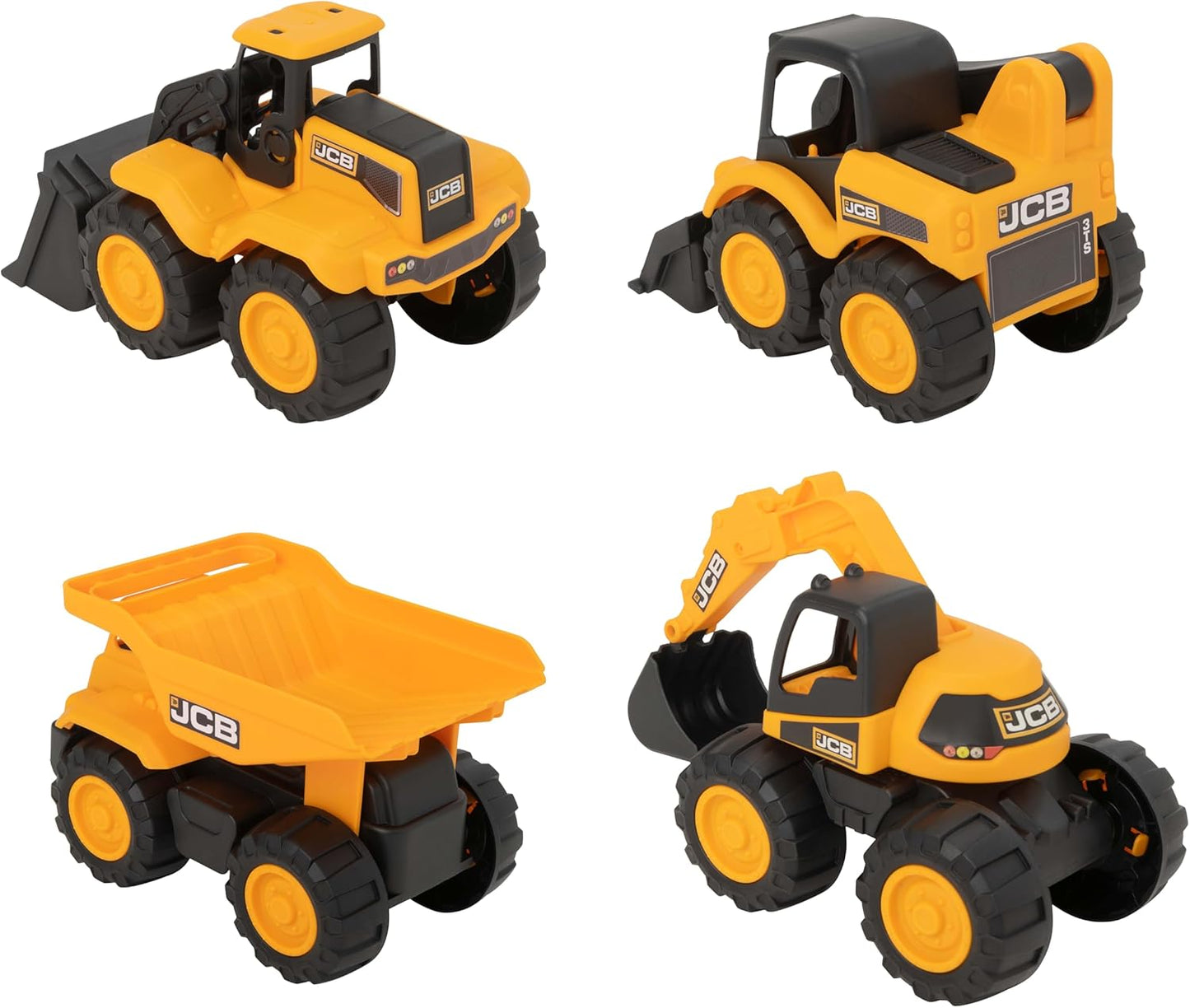 TZ JCB 7" TOUGH TRUCKS 4PK