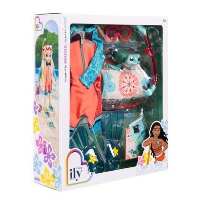 Disney ILY Moana Inspired Deluxe Accessory Pack Snorkel Set