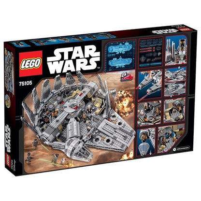 LEGO Star Wars Millennium Falcon 75105 Building Kit, 96 Pieces, Multicolor, Kids