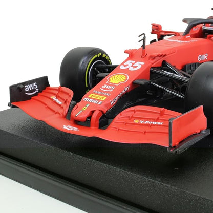 Bburago Maistro 1:18 Ferrari SF21 F1 2021 Carlos Sainz Diecast Model