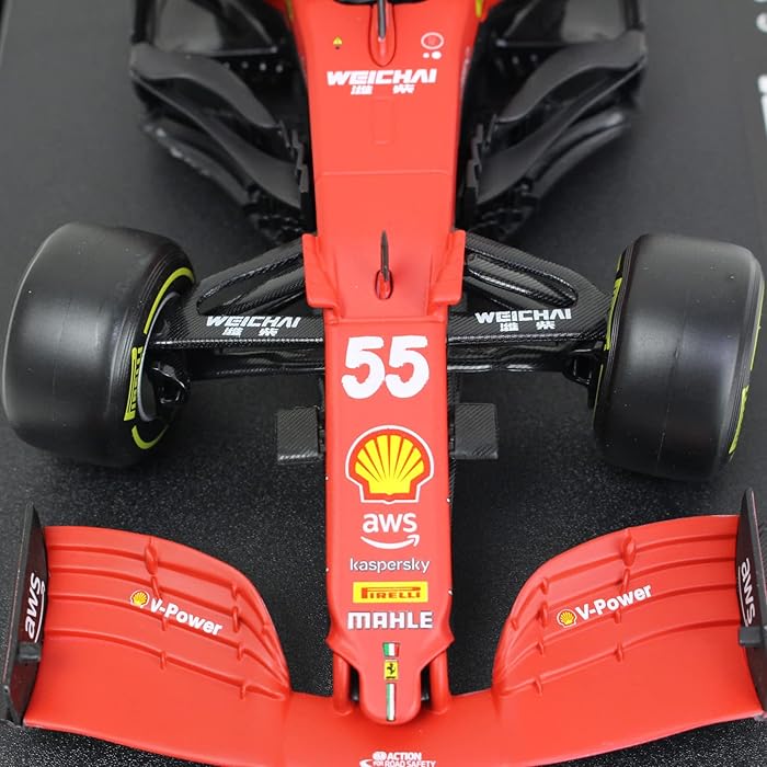 Bburago Maistro 1:18 Ferrari SF21 F1 2021 Carlos Sainz Diecast Model