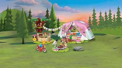 LEGO 41392 Friends Nature Glamping Outdoor Adventure Playset with Tent&Olivia&Mia Mini Dolls,Multicolor, 241 Pcs