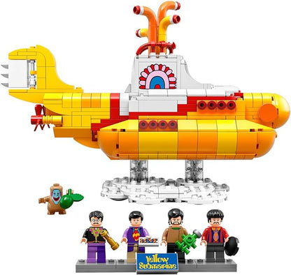 LEGO Ideas Yellow Submarine (21306) - Building Toy and Popular Gift for Fans of LEGO Sets and The Beatles (553 Pieces)