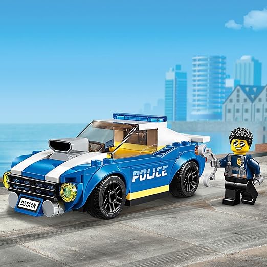 LEGO 60242 City Police Highway Arrest with 2 Car Toys, Adventure Chase Building Set for Kids 5+ Year Old, Multicolor