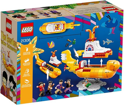 LEGO Ideas Yellow Submarine (21306) - Building Toy and Popular Gift for Fans of LEGO Sets and The Beatles (553 Pieces)