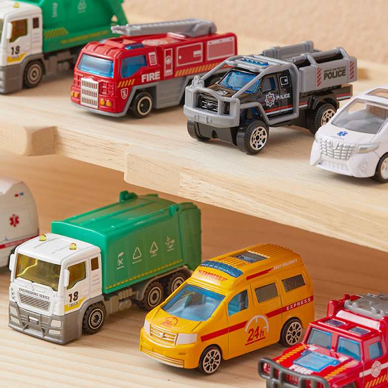 Alloy City Vehicles Collection - 10pcs