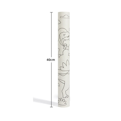 Self Adhesive Coloring Roll - Zoo (4M)