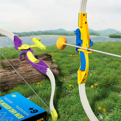 Archery - Bow & Arrow Set - Blue (Target Included)