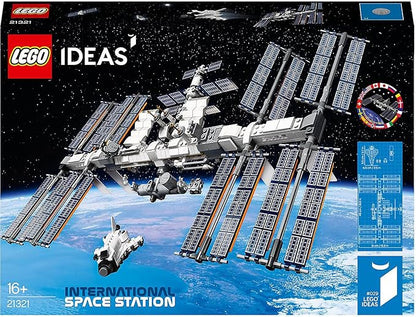 LEGO Ideas International Space Station 21321 Building Kit for Display (864 Pcs),Multicolor