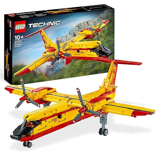 LEGO Technic Firefighter Aircraft 42152 Building Toy Set (1,134 Pieces), Multi Color