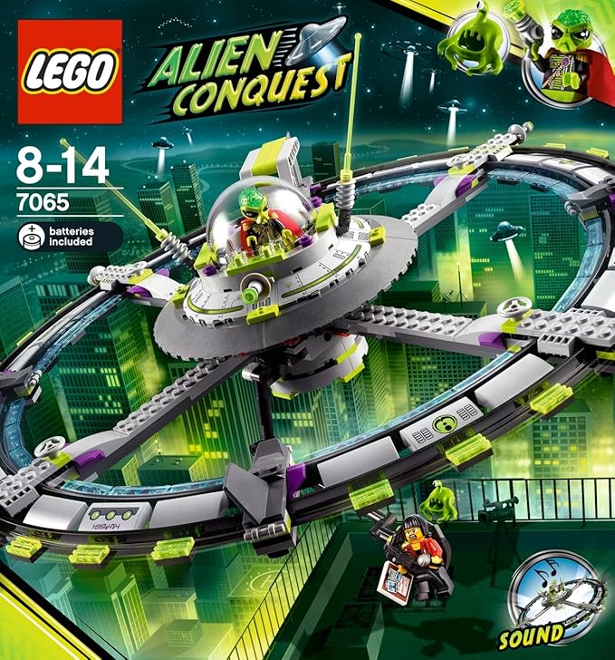 LEGO 7065 Alien Conquest Alien Mother Ship Parallel Import Goods