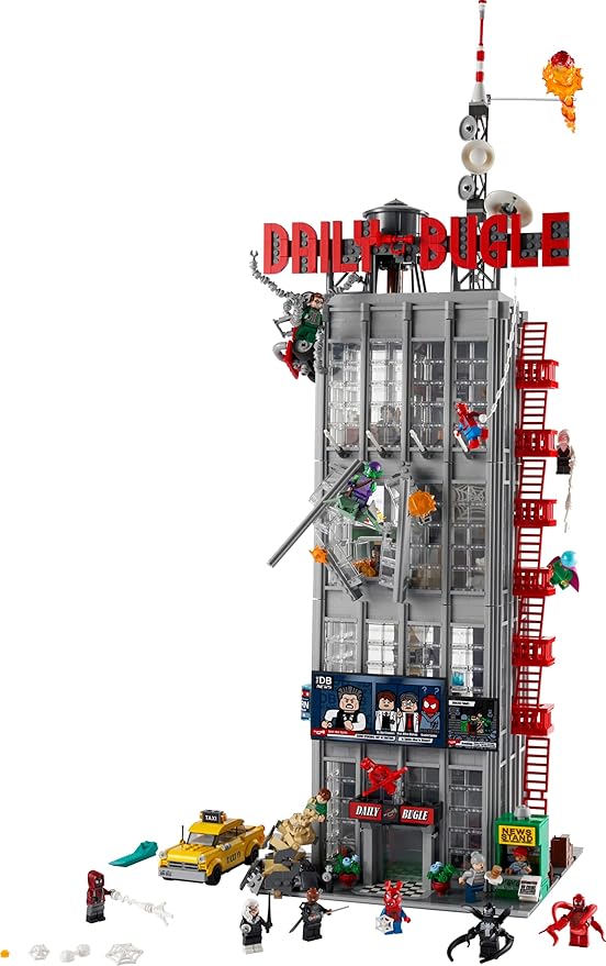 LEGO Marvel Spider-Man Daily Bugle 76178 Building Kit (3,772 Pieces), Multi Color