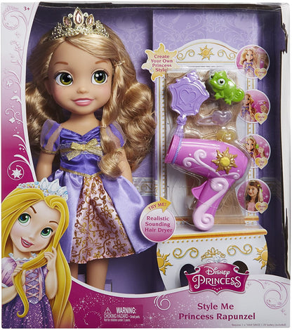 Dprincess Toddler Style Me Doll Rapunzel 13"2Asst