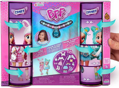 Cry Babies BFF Doll Coney & Sydney 8Inch