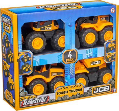 TZ JCB 7" TOUGH TRUCKS 4PK