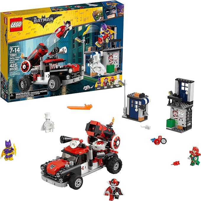 LEGO BATMAN MOVIE DC Harley Quinn Cannonball Attack 70921 Building Kit (425 Piece)