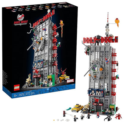 LEGO Marvel Spider-Man Daily Bugle 76178 Building Kit (3,772 Pieces), Multi Color