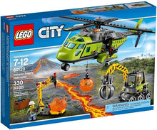 LEGO 60123 Volcano Supply Helicopter, Multi Color