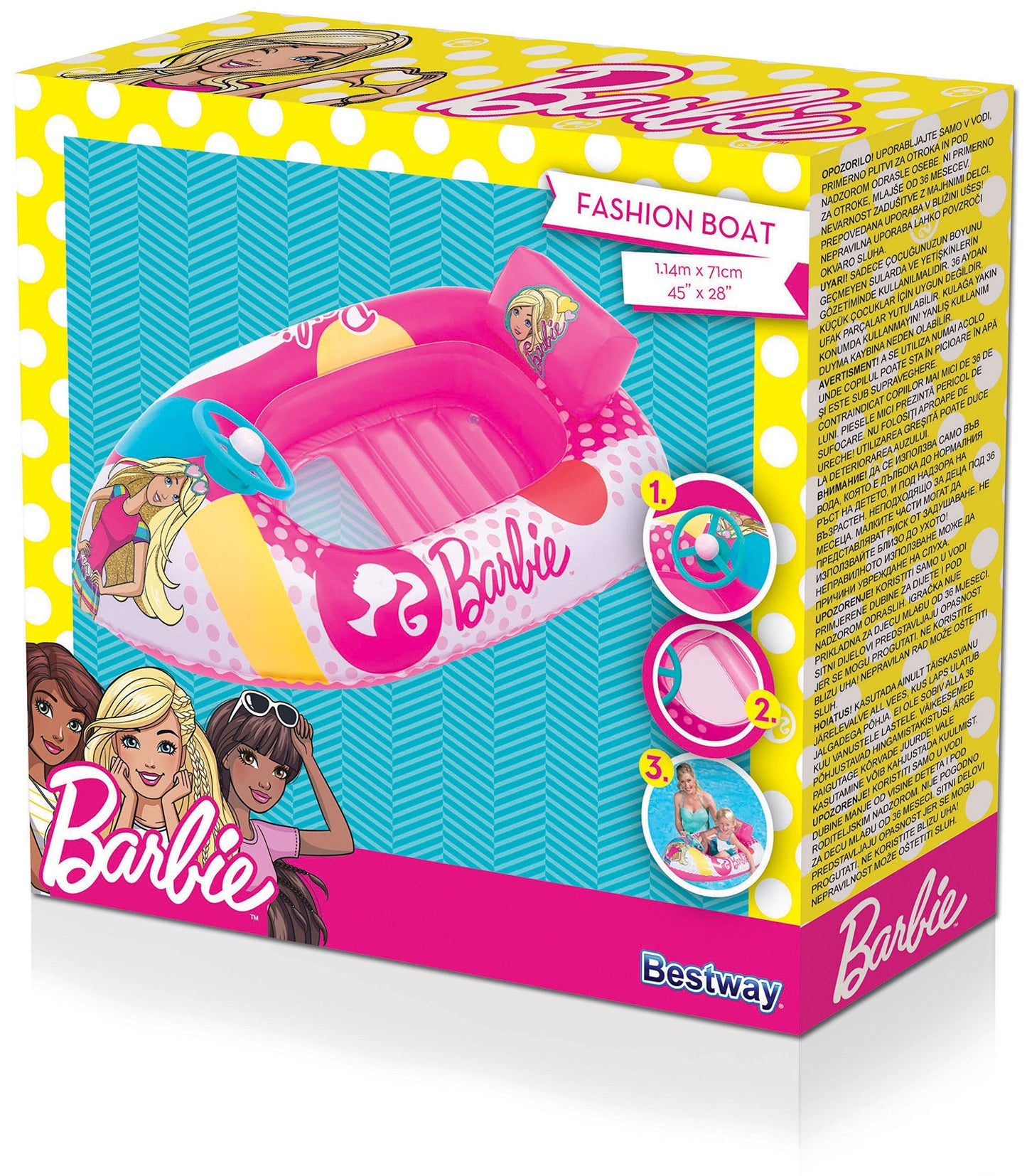 Bway Barbie Beach Boat 114X71