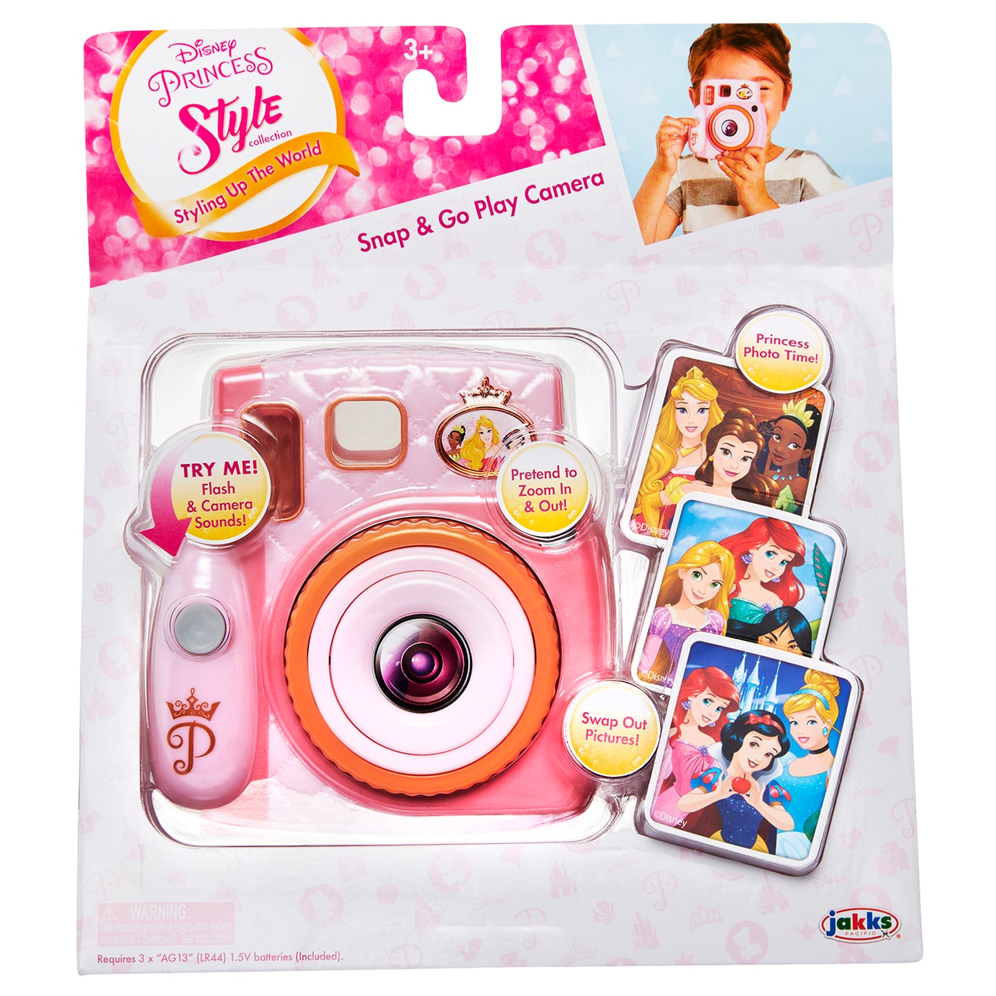 Disney Princess Style Snap&Go Camera Travel B/O