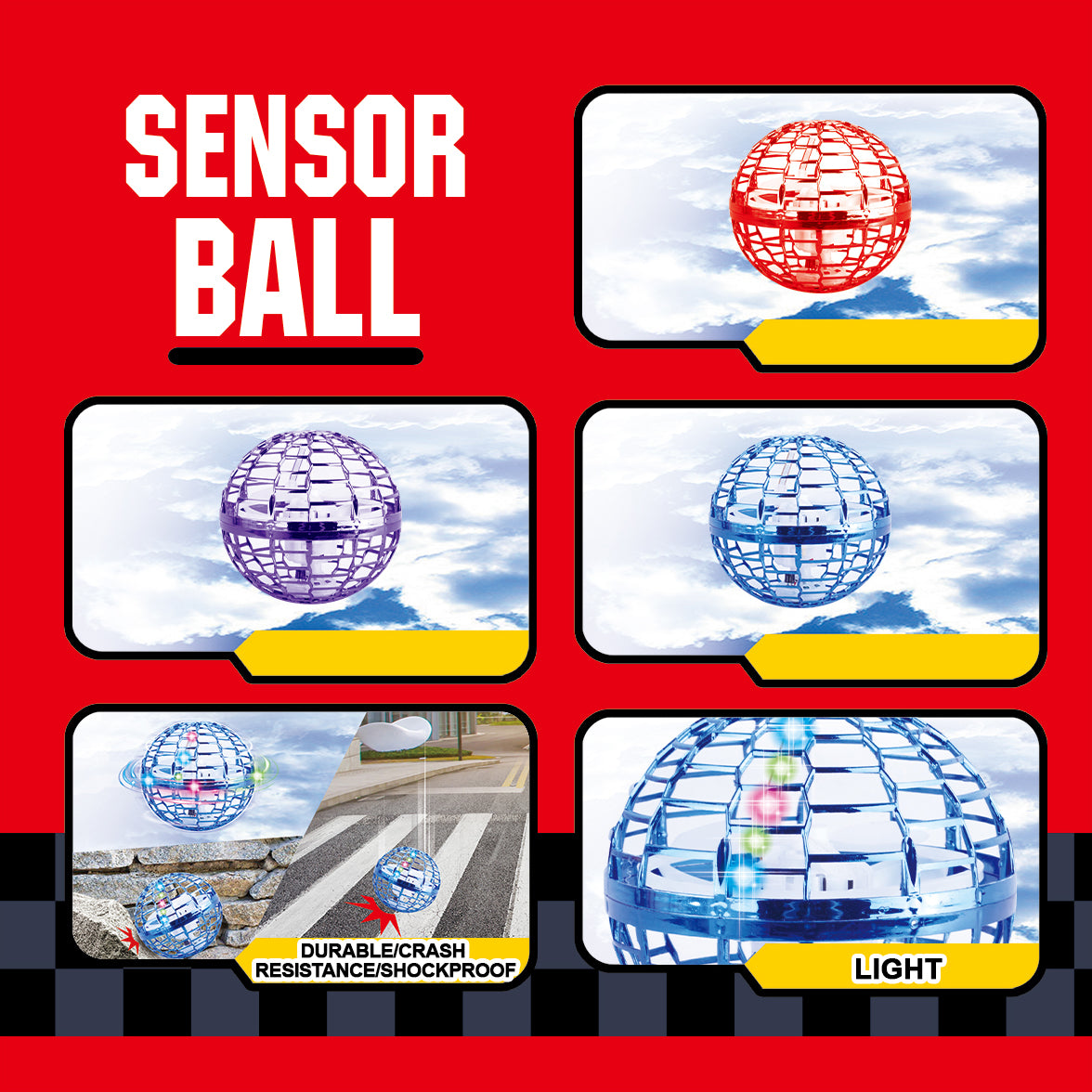 Power Joy I/R Sensor Ball Battery Operated