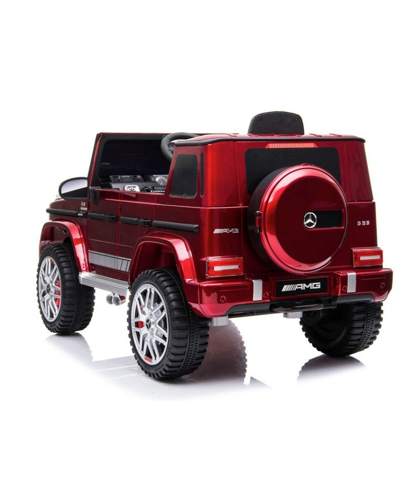 Mercedes G63 Kids Rideon Jeep - Painting Red (12V)