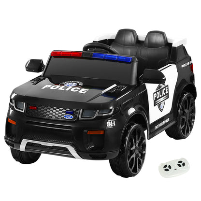 Amsham Kids Electric Police car - Black (12V)