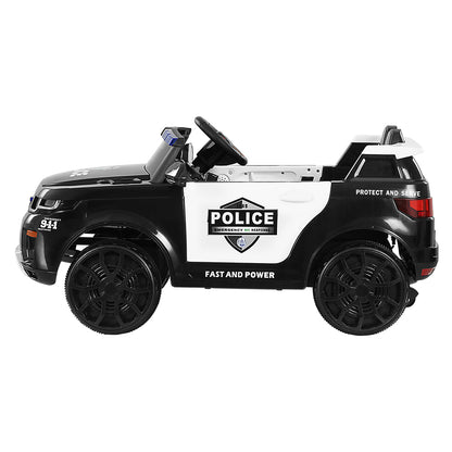 Amsham Kids Electric Police car - Black (12V)