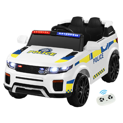 Amsham Kids Electric Police car -White (12V)