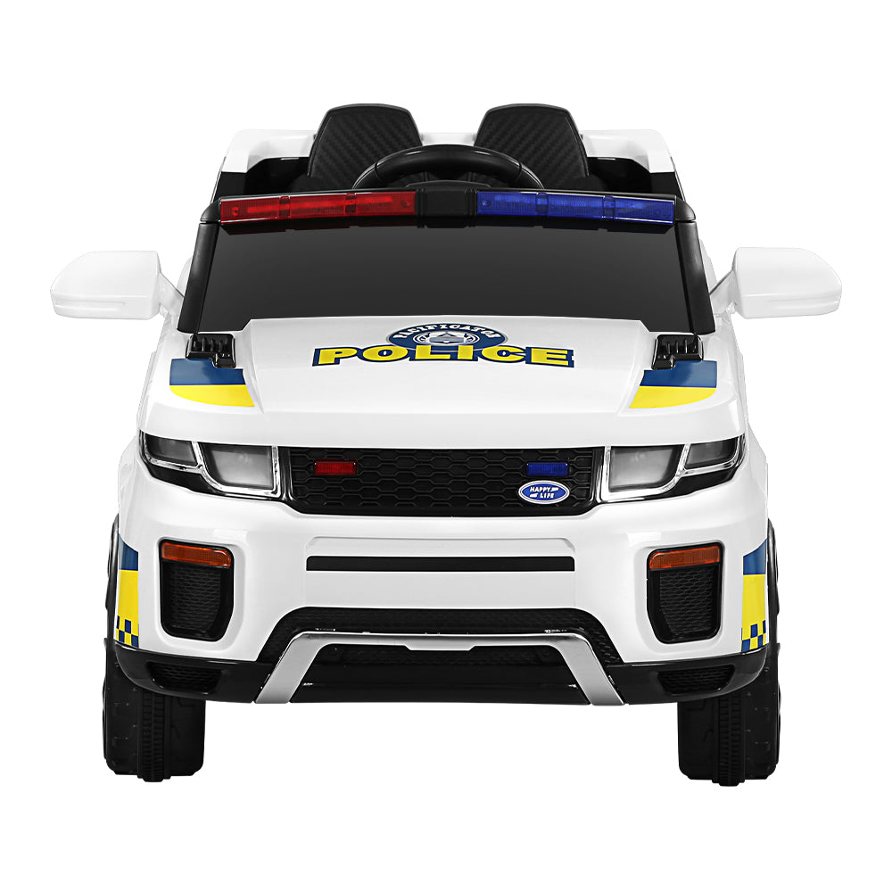 Amsham Kids Electric Police car -White (12V)