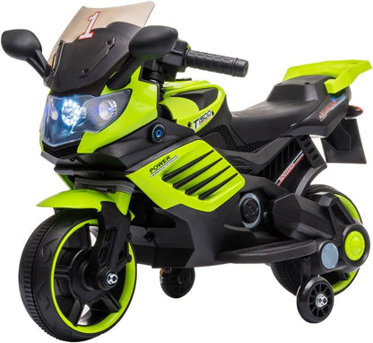 Amsham Kids Motorcycle - Green  (6v)