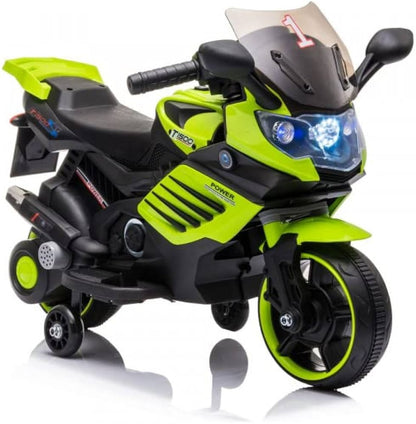 Amsham Kids Motorcycle - Green  (6v)