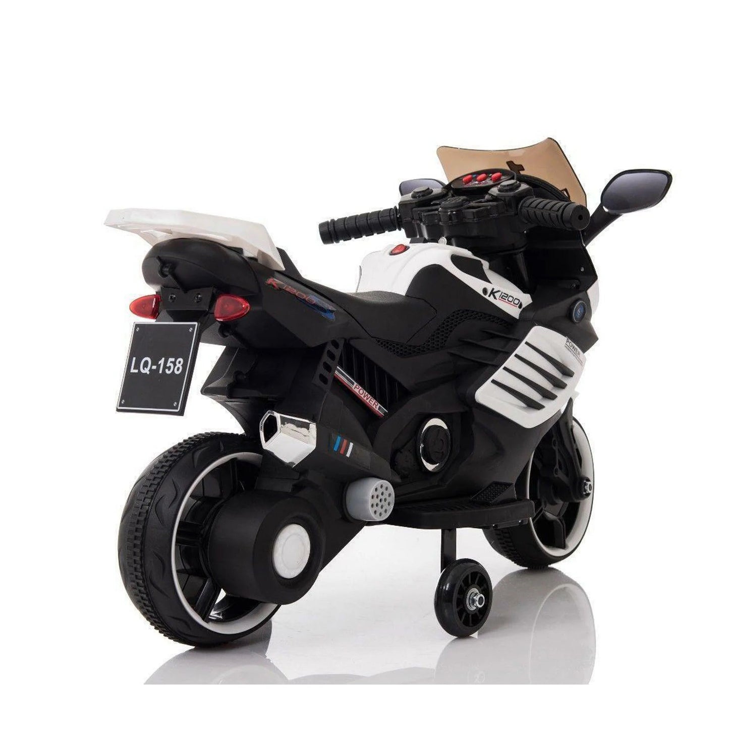 Amsham Kids Motorcycle - White (6v)