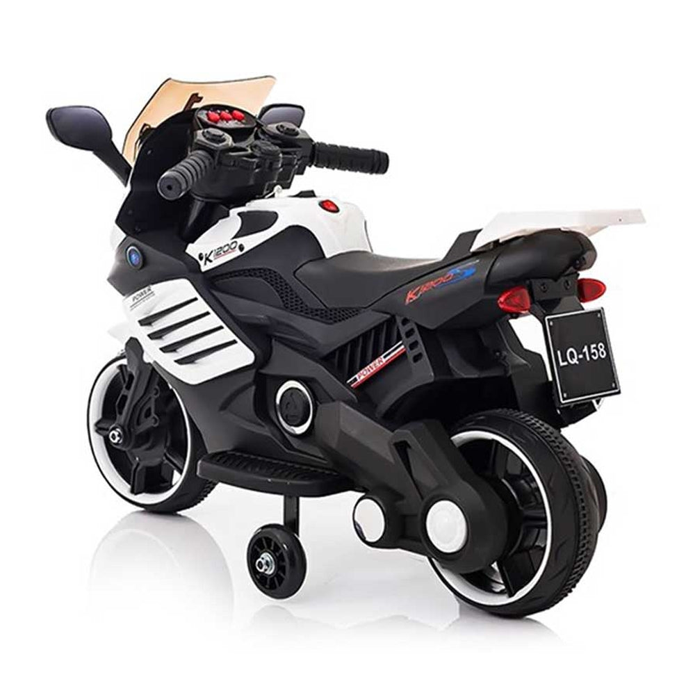 Amsham Kids Motorcycle - White (6v)