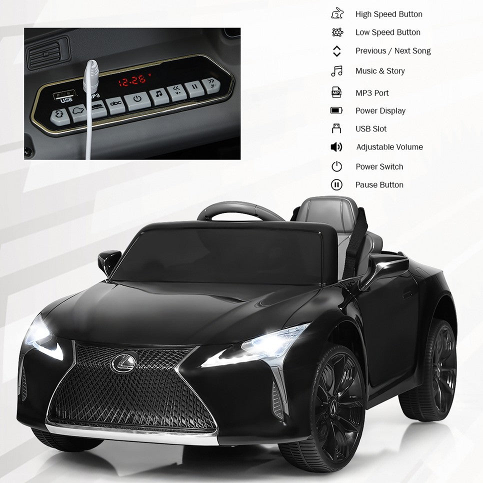 Lexus kids electric car LC-500 - Black (6V)