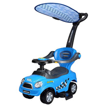 Amsham Sunshine Canpoy Coupe Pusher Car - Blue