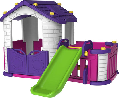 Amsham Mini Panda PlayHouse - Pink & violet