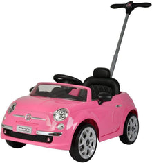 FIAT 500 HANDLE PUSH CAR - PINK