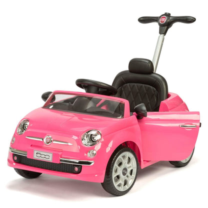 FIAT 500 HANDLE PUSH CAR - PINK