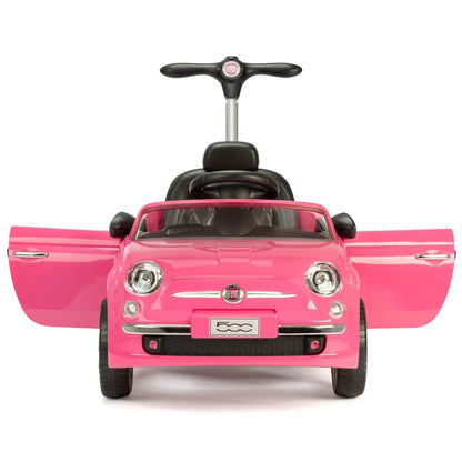 FIAT 500 HANDLE PUSH CAR - PINK