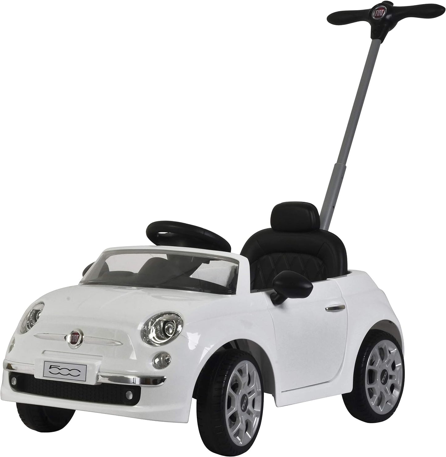 FIAT 500 HANDLE PUSH CAR - WHITE