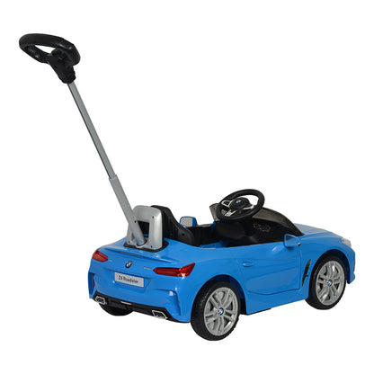 BMW Z4 WITH HANDLE PUSH CAR - BLUE