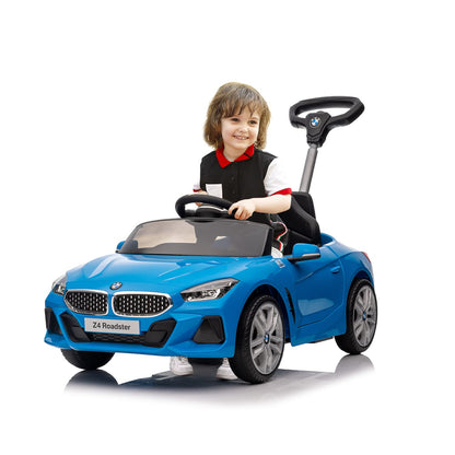 BMW Z4 WITH HANDLE PUSH CAR - BLUE