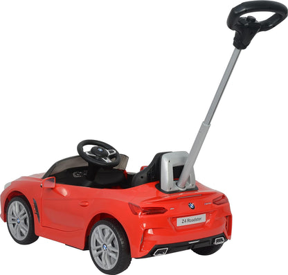 BMW Z4 WITH HANDLE PUSH CAR - RED