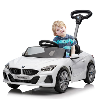 BMW Z4 WITH HANDLE PUSH CAR - WHITE