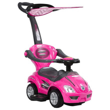 Amsham Mega Car Canpoy Pusher Car - Pink