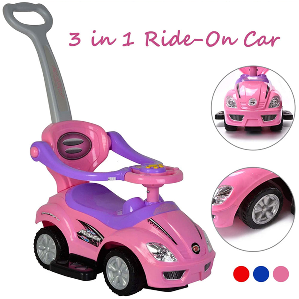 Amsham Mega Pusher Car - Pink